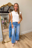 Bayeas High Rise Wide Leg Jean
