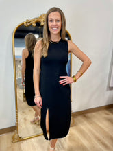 RD Style Adina Sleeveless Midi Dress Black