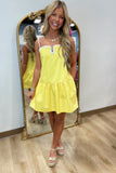 Lemon Sorbet Mini Dress