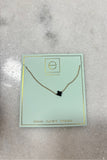 E Newton 16" Signature Cross Small Necklace Onyx