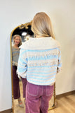 Dylan Cassidy Fringe Sweater Oatmeal