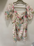Eyelet Flowers Dress Multi