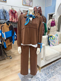 Multiples Zip Front Top Coffee