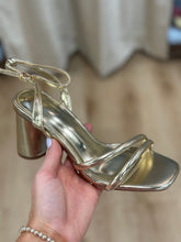 Eagle Strappy Heel Gold