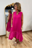 Tempo Paris Flora Dress Fuchsia