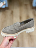 Toms Cara Loafers Dune Suede Leather