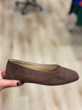 Bamboo Global Flat Brown Faux Suede