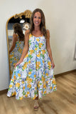 Sicily Dress Lemon Print