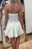 Visions of Sage Fields Eyelet Dress