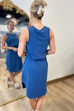 Dylan Sleeveless Tee Dress Blue