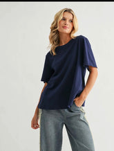 Joh Rackel Knit Tee Navy