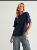 Joh Rackel Knit Tee Navy