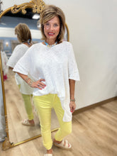 Mud Pie Evan Top One Size White