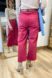Renuar Cropped Wide Leg Pant Porto