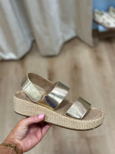Corkys Heatwave Platform Sandal Gold