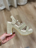 Matisse Alessia Platform Sandal Beige