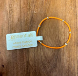 E Newton "e" essentials Bracelet/Ponytail Holder Orange