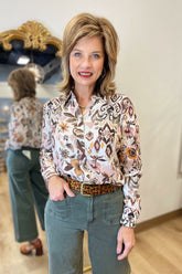 Charlie B LS Shirt Jacobean