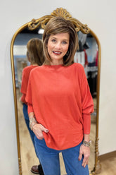 Kerisma Ryu Dolman Sleeve Sweater Ketchup