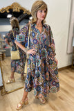 Umgee Brown Mix Dress