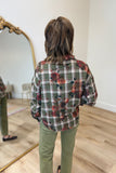 Dear John Adrianna Blouse Greenbriar Plaid
