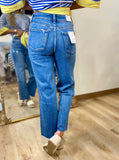 High Rise Slim Wide Leg Jean Medium