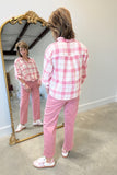 Renuar Scarlet Plaid Shirt