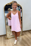 Cozumel Sporty Romper Dress Pink
