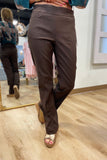 Multiples Flare Leg Pant Chocolate