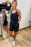 Cozumel Sporty Romper Black