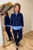 Multiples Pull On Pant Midnight