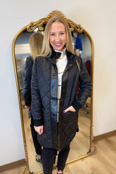 Charlie B Reversible Puffer Jacket Black