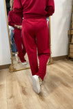 Multiples Wide Band P/O Pant Crimson