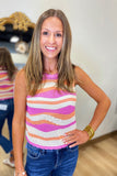 Neapolitan Cream Top Pink