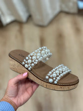 Corkys Yes Please Clear Sandals w Pearls