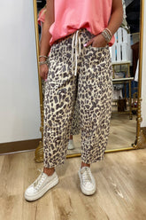 Untamed Edge Balloon Pants Ecru