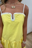 Lemon Sorbet Mini Dress