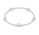 E Newton Classic Sterling Purpose 6mm Bead Bracelet