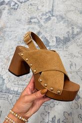Mia Eudora Platform Sandal Tan