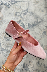 Shu Shop Annabelle Flat Rose Velvet