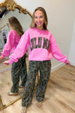 Lulu Mac Mossy Oak Sweatshirt Bubblegum Pink