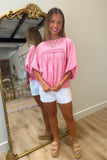 Good Days Ahead Top Pink