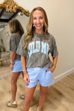Lulu Mac Mossy Oak Bottomland Tee Light Blue