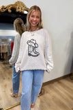 Cowgirl Culture Sweater Grey