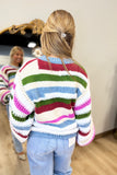 Mixed Textures Stripe Sweater