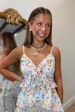 Social Setting Floral Skirt Set
