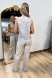 Wild Metallic Leopard Pants