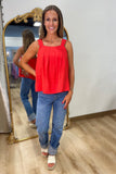 Summer Sass Top Red