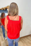 Summer Sass Top Red