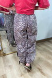On the Run Leopard Bow Track Pant
